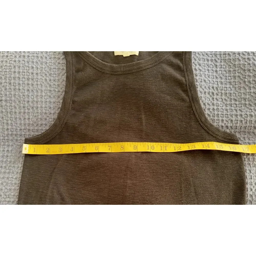Madewell Black Collarbone Tank Top Size L - Picture 4 of 5